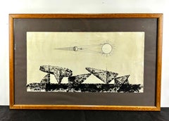 DIBUJO - JOSEP MARIA SUBIRACHS - ECLIPSE, 1964