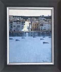 Cadaques, Spanien, Meereslandschaft, Öl auf Leinwand, Gemälde