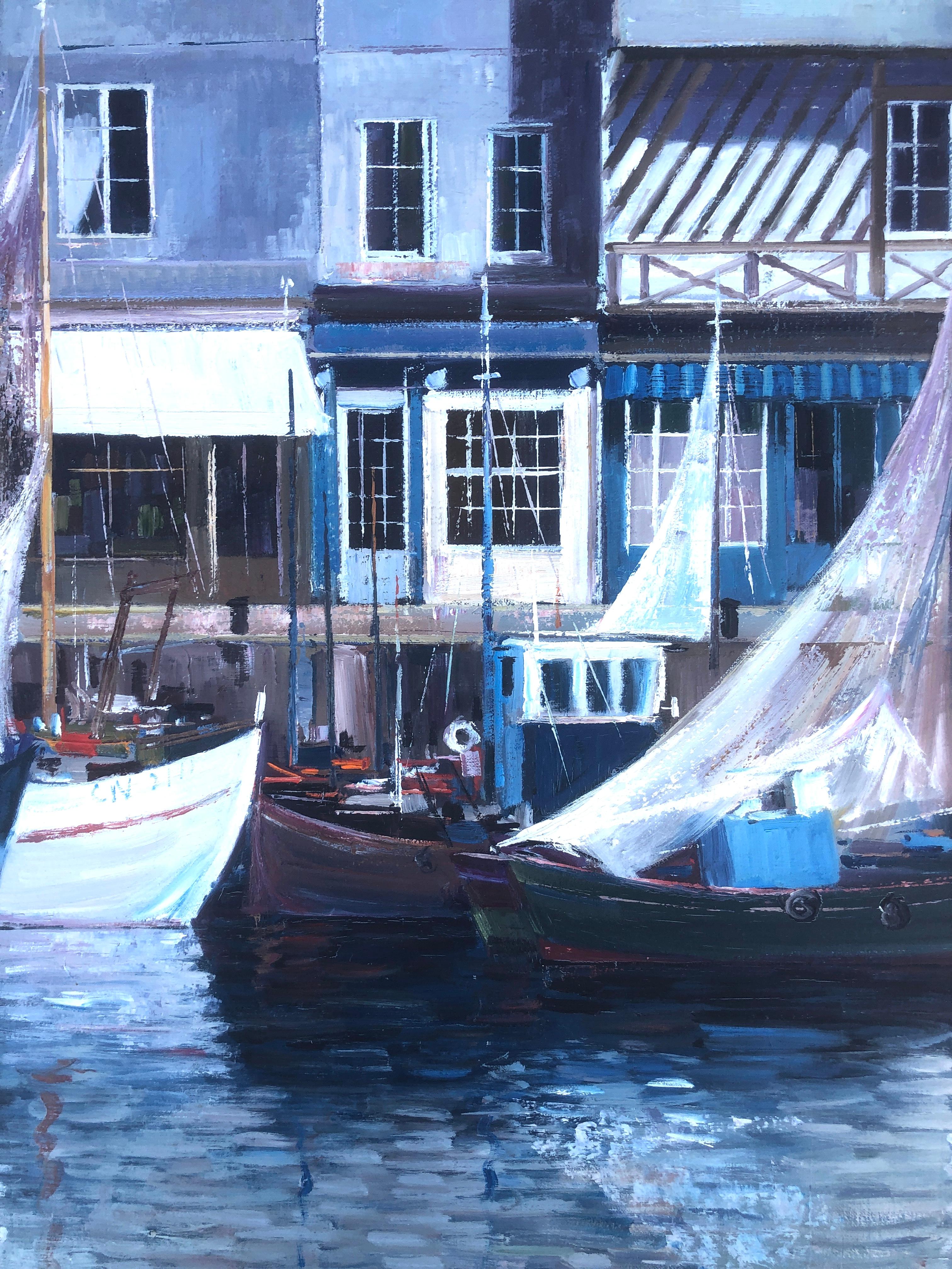 Josep Maria Vayreda Canadell (1932-2001) - Honfleur fishing port - Oil on canvas
Oil measures 46x38 cm.
Frame measures 66x58 cm.

Josep Maria Vayreda Canadell
Year of birth: 1932
Biography:
Member of a family spanish saga of artists, which