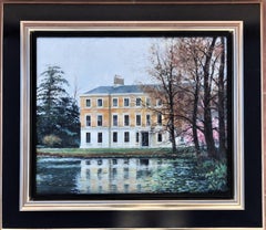 Vayreda Canadell - Kew gardens view, London original oil canvas painting