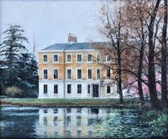 Vayreda Canadell - Kew gardens view, London original oil canvas painting