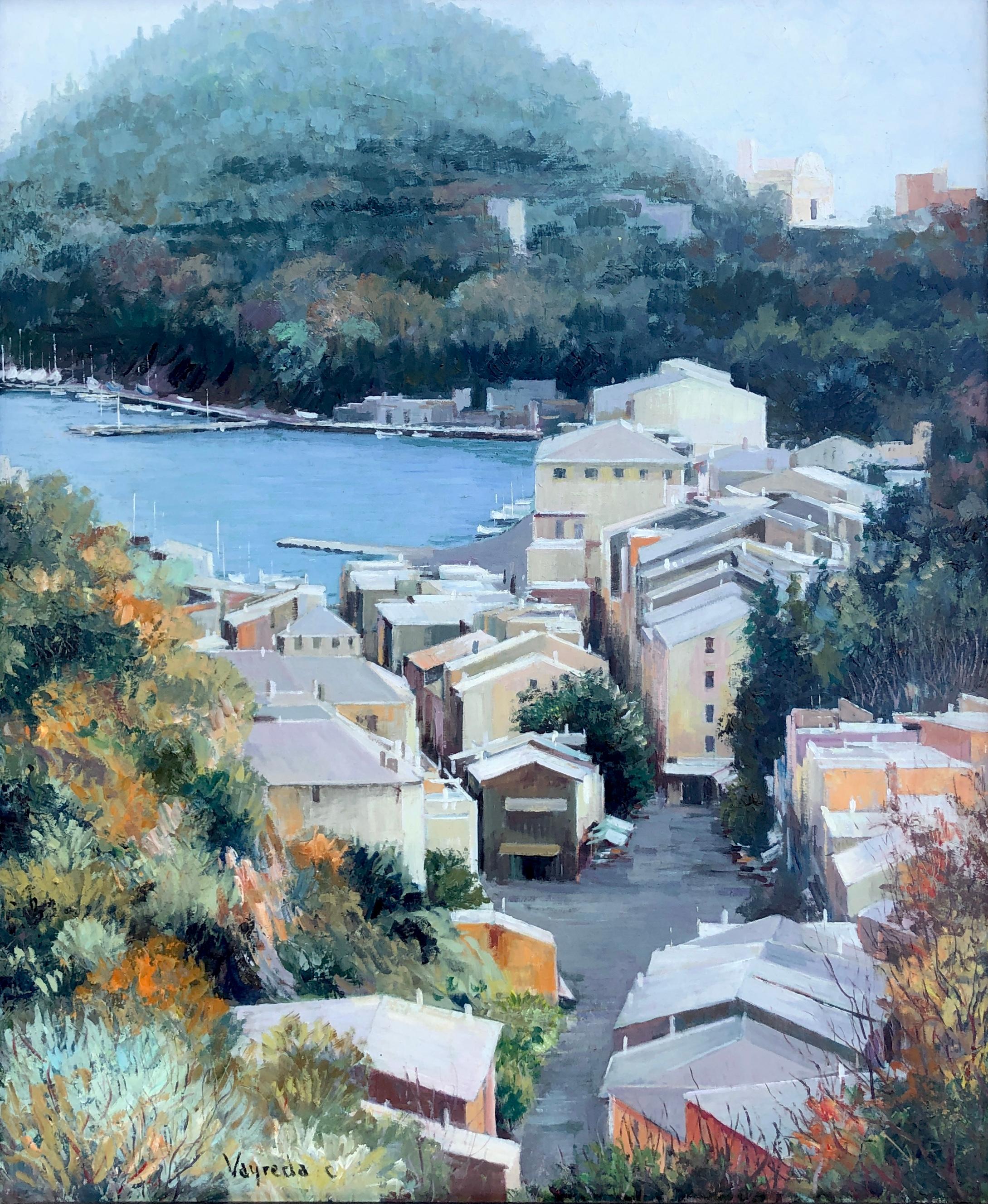 Portofino Italia óleo sobre lienzo pintura paisaje marino italiano paisaje urbano