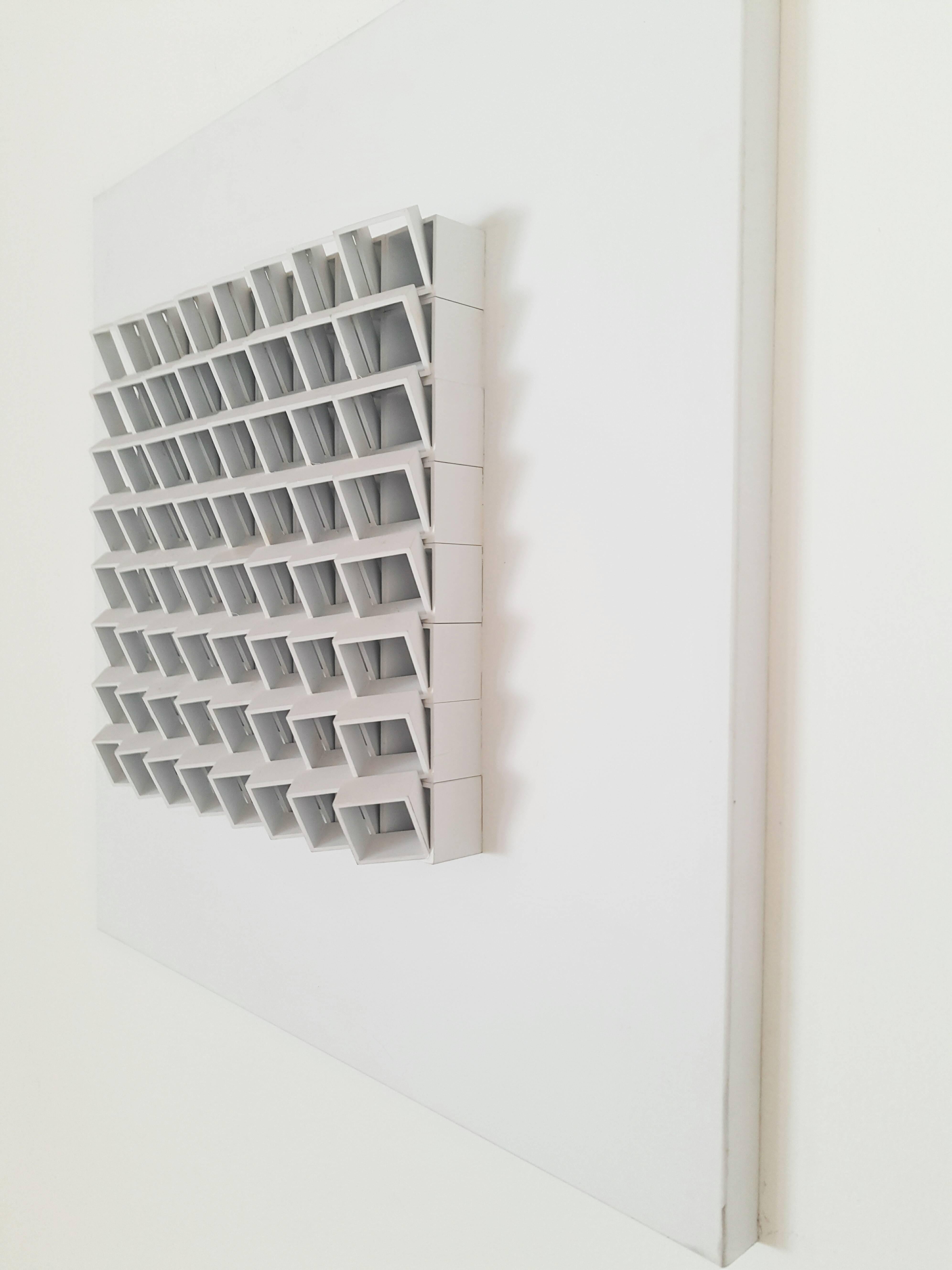 Spanish Josep Navarro Metal Wall Sculpture by Disform, circa 1974
