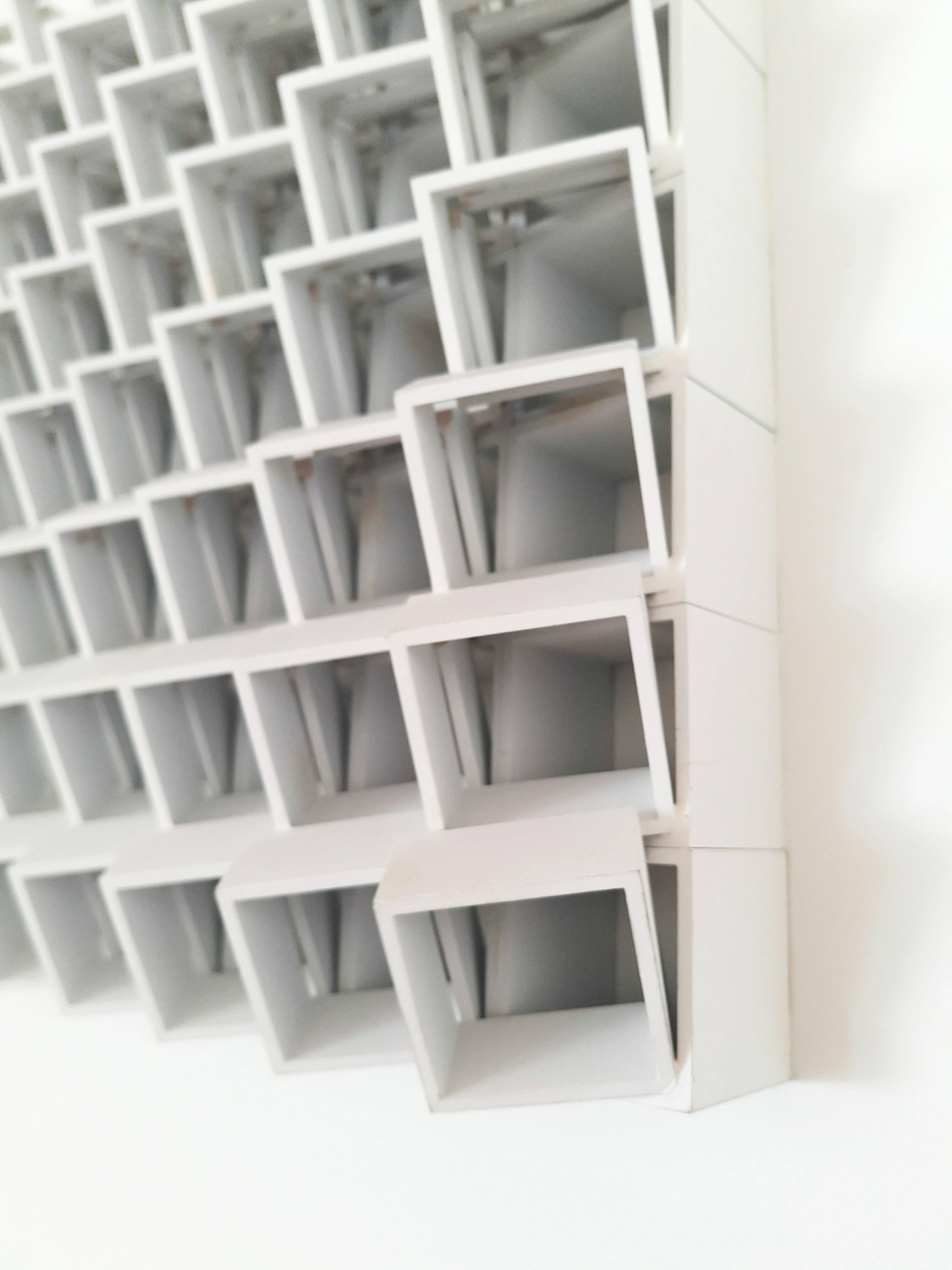 Josep Navarro Metal Wall Sculpture by Disform, circa 1974 In Excellent Condition In L'Escala, ES
