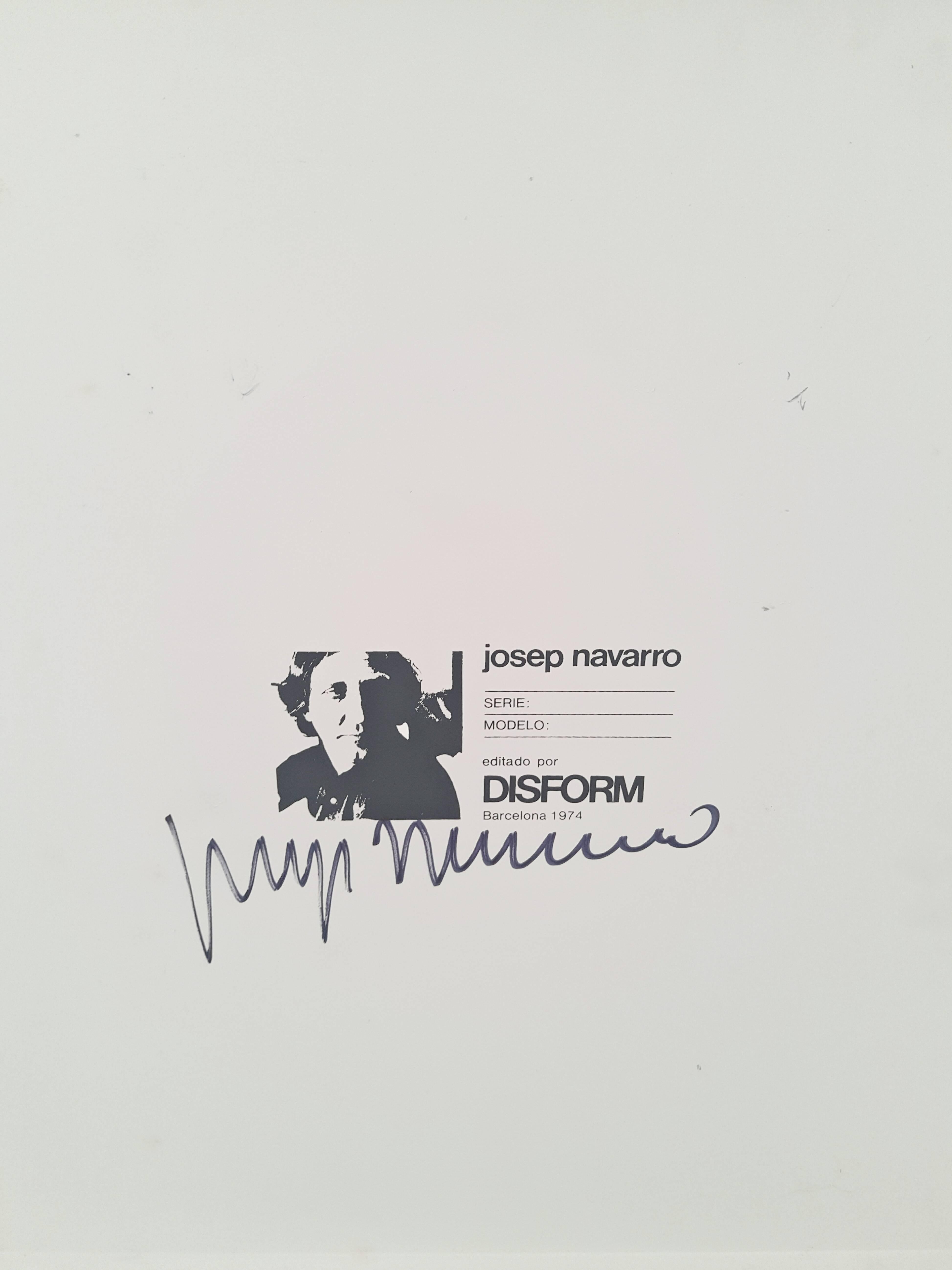 20th Century Josep Navarro Metal Wall Sculpture by Disform, circa 1974