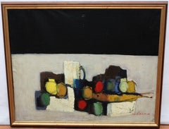 Josep Navarro Vives (1931 - 2023) - Óleo sobre tela - Bodegón