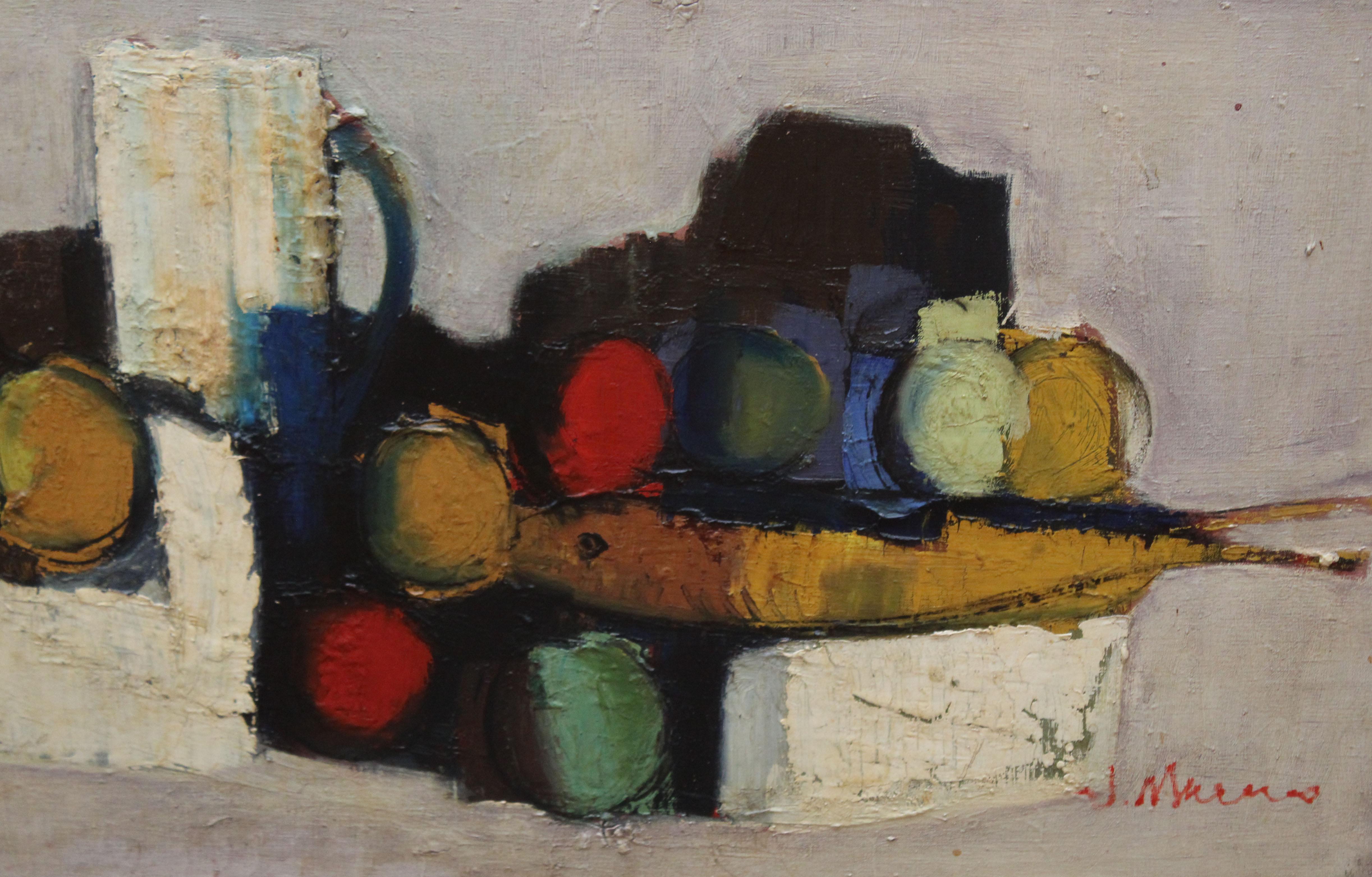 Josep Navarro Vives (1931 - 2023) - Óleo sobre tela - Bodegón en venta 2