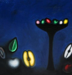 Abstract Composition, Oil on Canvas by Josep Navarro Vives