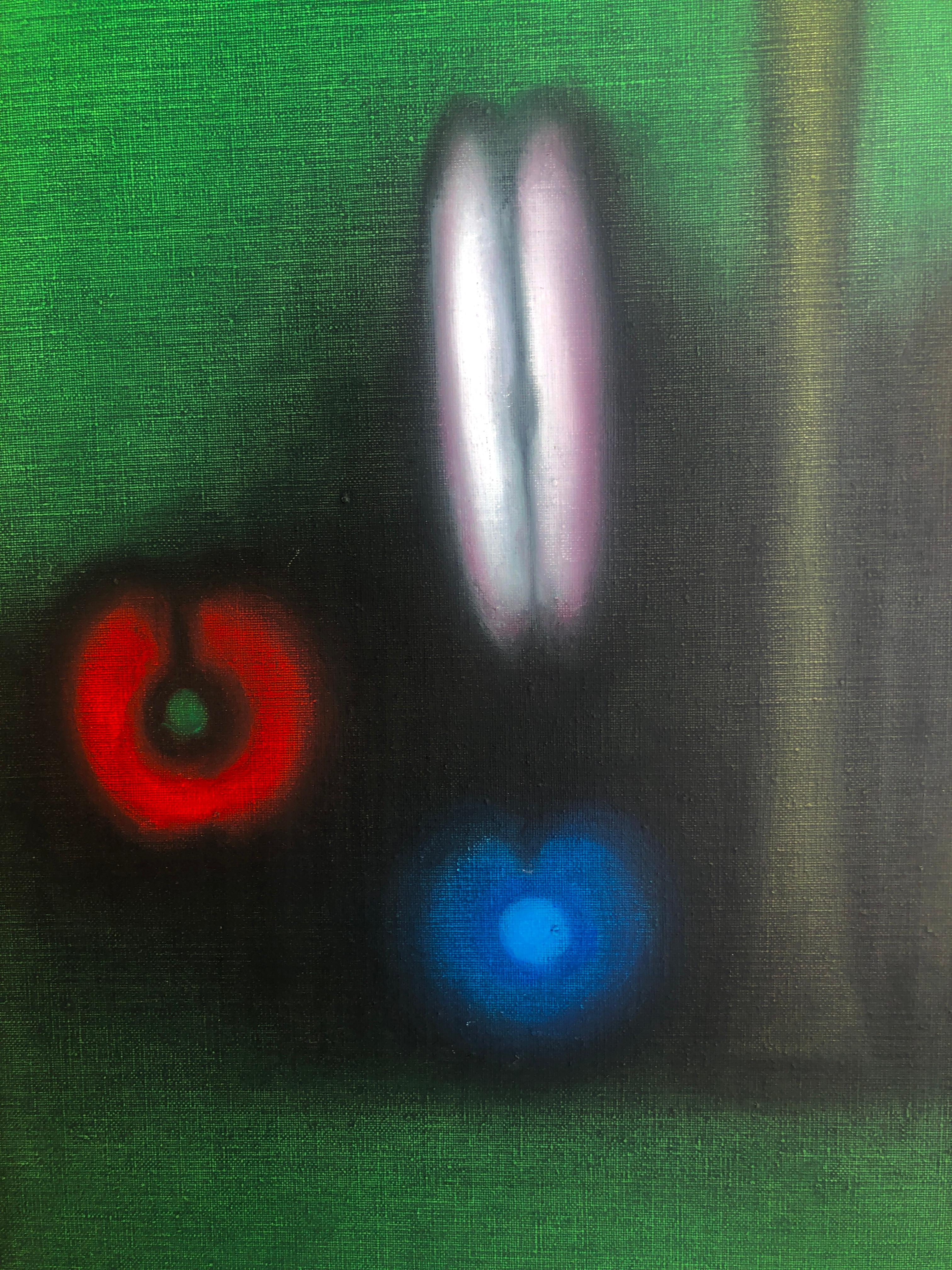 Still life oil on canvas painting sfumato im Angebot 1