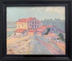 Spanish Landscape with Rural Architecture oil painting