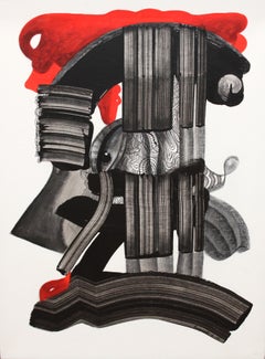 Óleo sobre tela titulado Perfil -