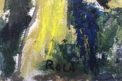 Spanish landscape oil on canvas painting Spain