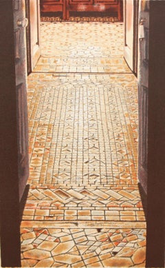 Litografia sobre papel - Puertas abiertas al misterio - Tiraje: 1/250
