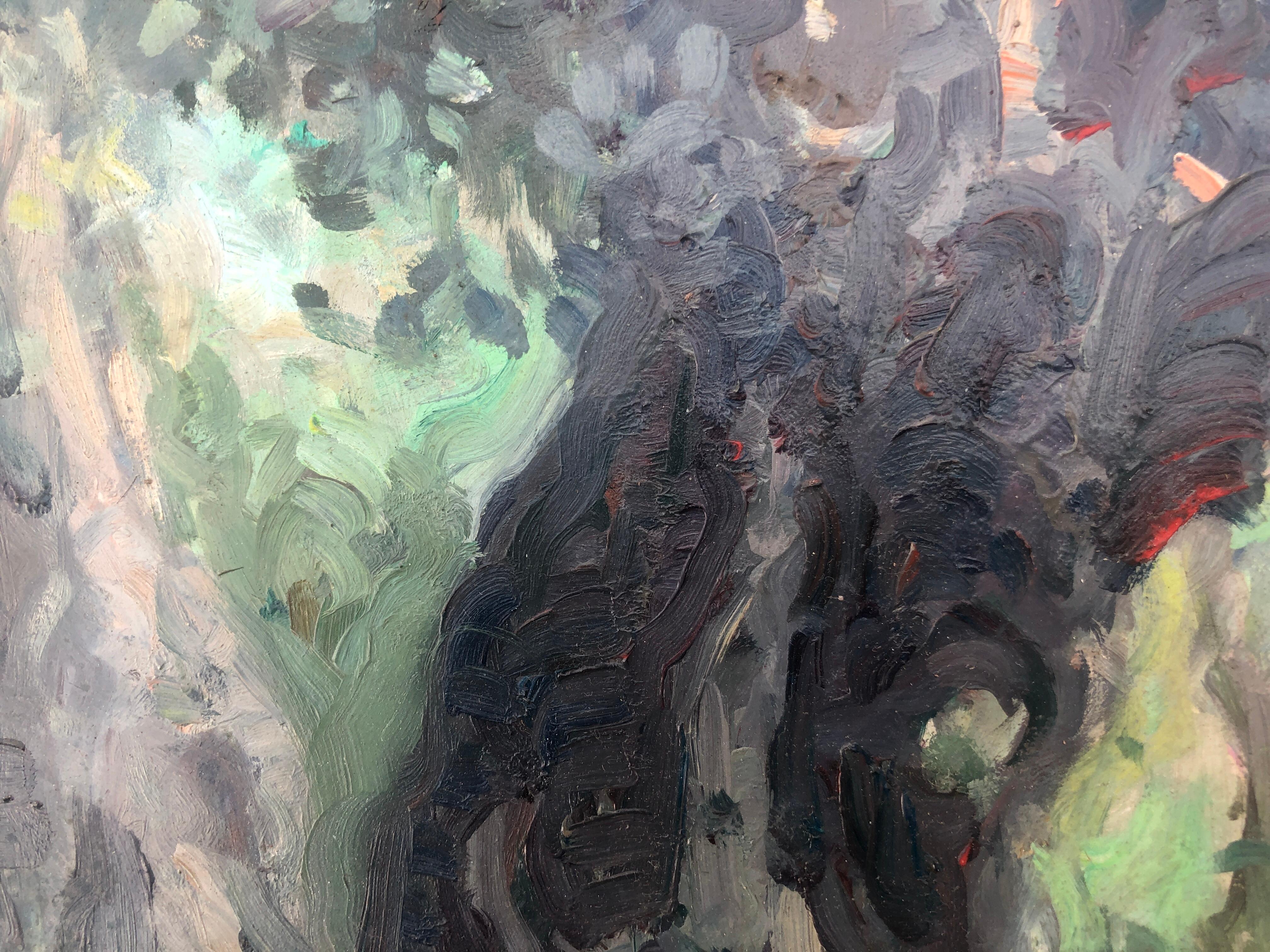 Title: Olive Trees, Sóller, Mallorca
Artist: José Ventosa Domènech (1897-1982)
Technique: Oil on panel
Unframed dimensions: 15 x 18 in
Framed dimensions: 23.6 x 26.7 in
Signature: Signed in the lower left corner as 