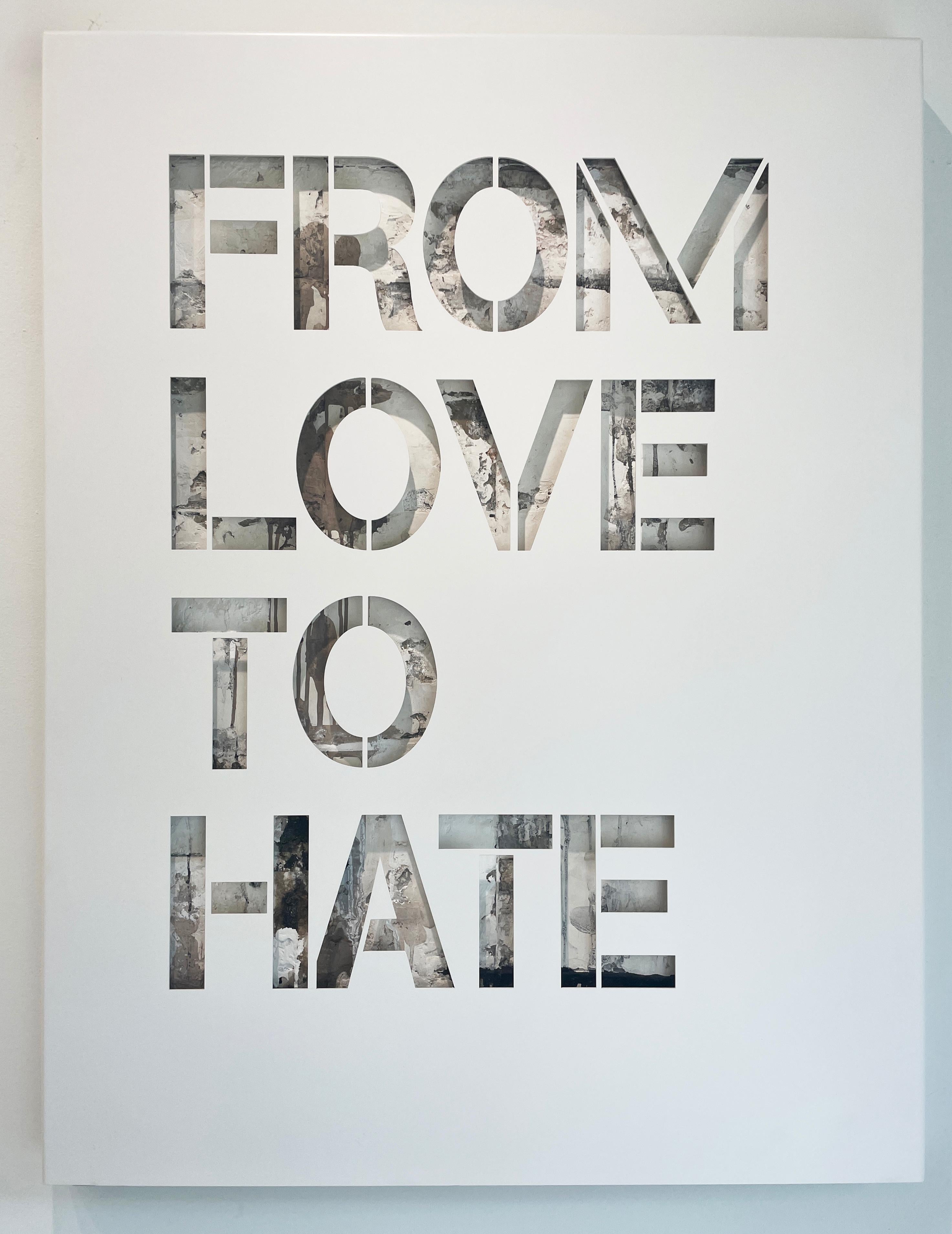 From Love To Hate - Mixed Media Art by Joseph