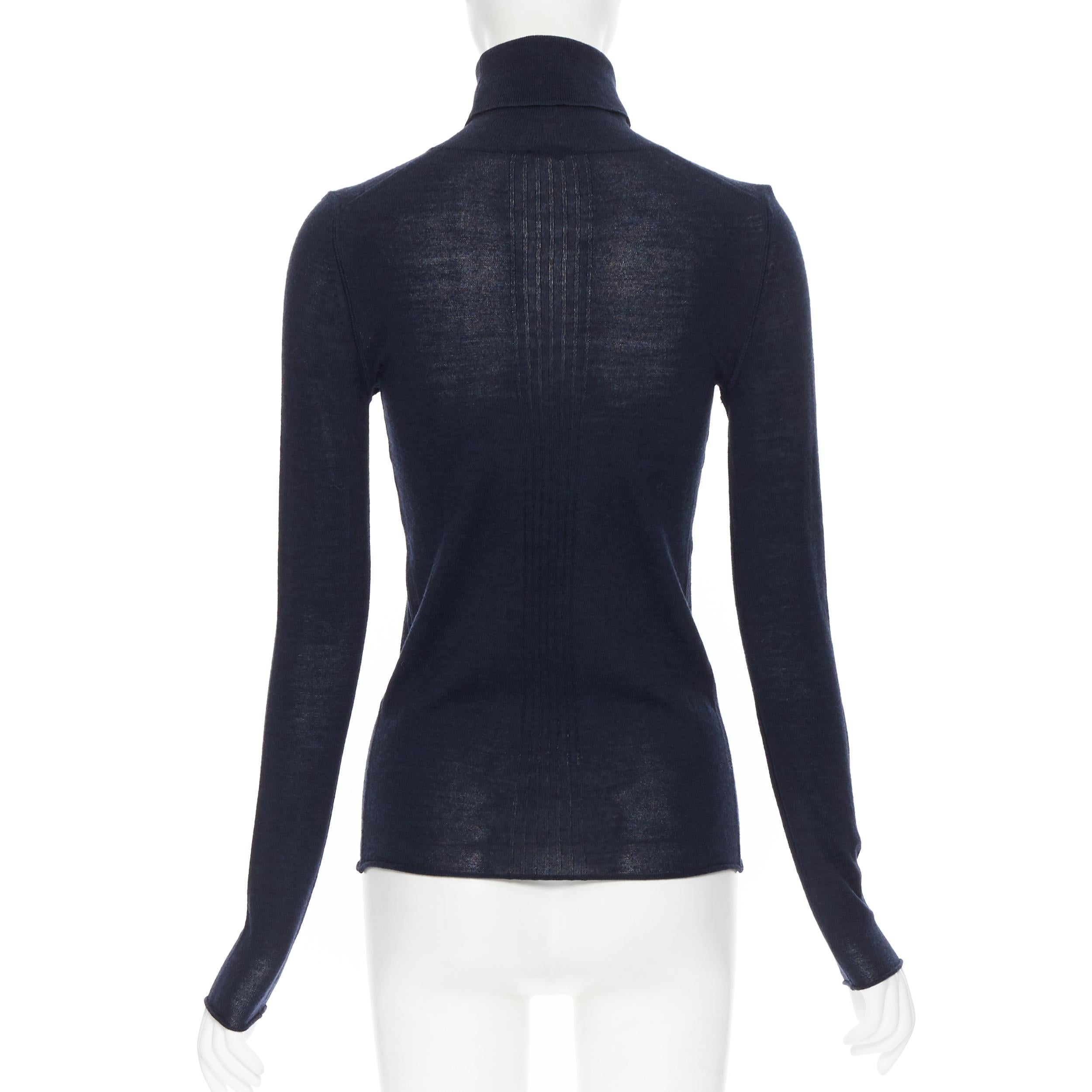 De las mujeres JOSEPH Jersey entallado de cuello alto y 100% lana merina XS