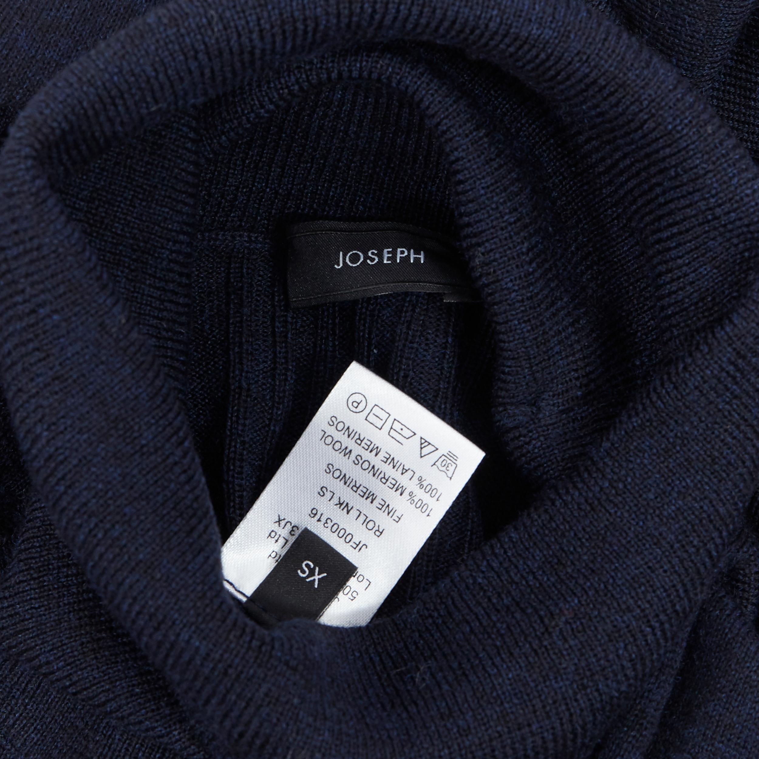 JOSEPH Jersey entallado de cuello alto y 100% lana merina XS 4