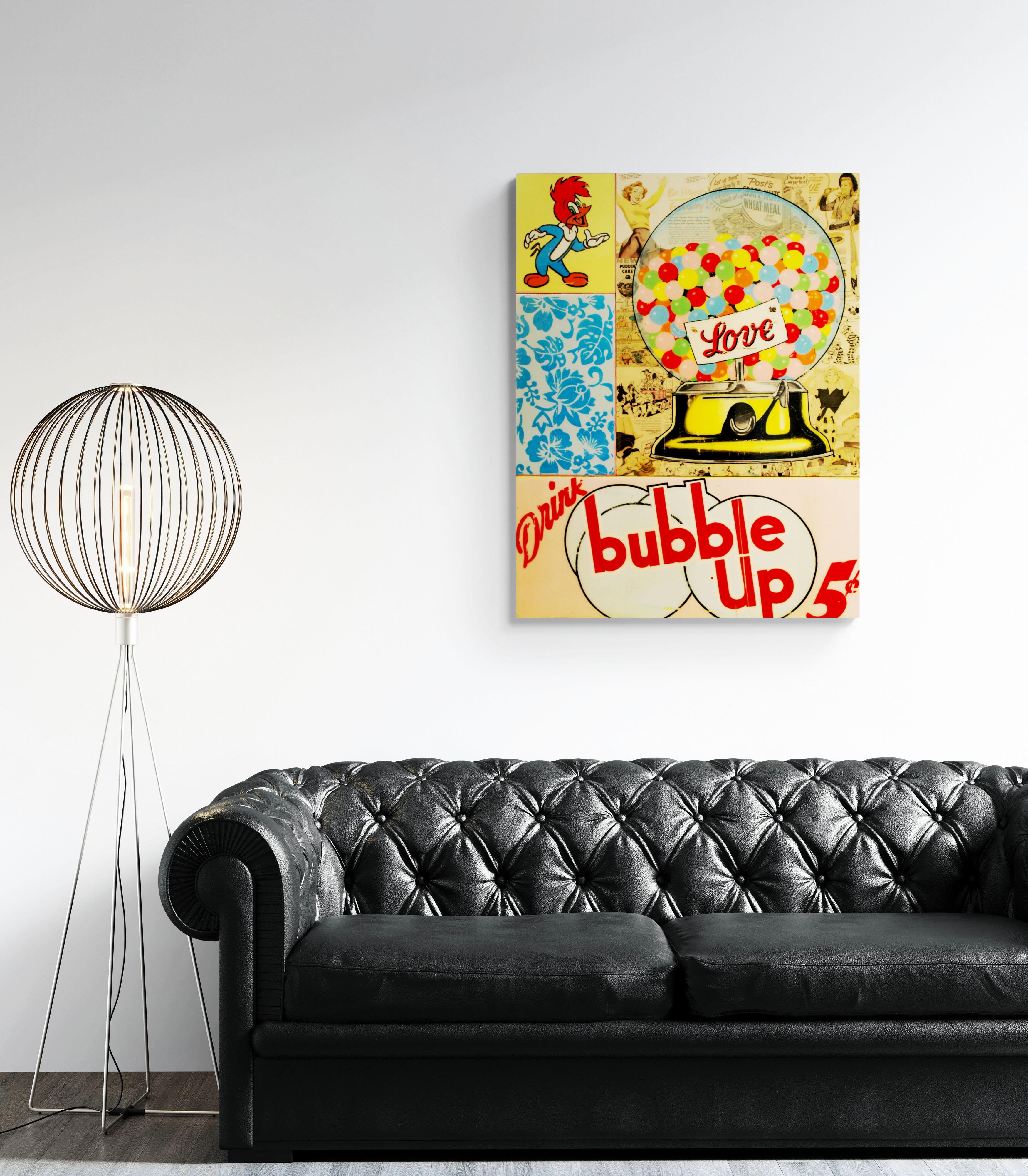 Bubble Gum - Pop Art Mixed Media Art by JOSEPH