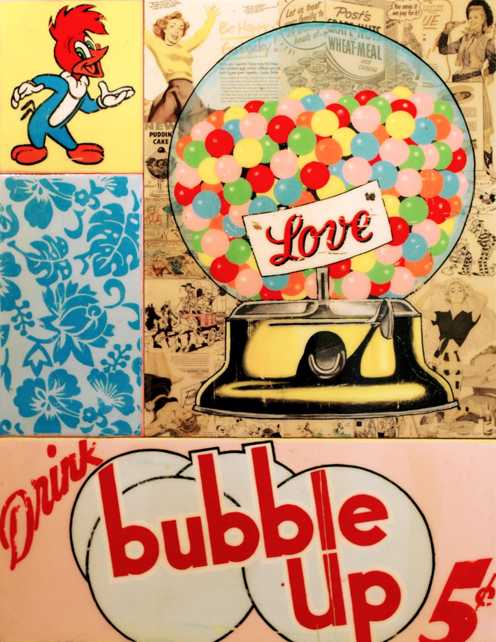 Bubble Gum - Mixed Media Art by JOSEPH
