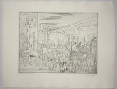 Joseph A. Pecsenke - Commedia Dell'Arte XXIV-A Etching