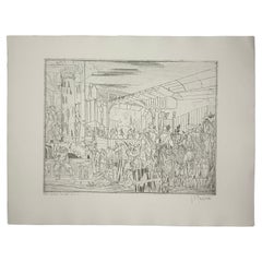 Joseph A. Pecsenke - Commedia Dell'Arte XXIV-A Aguafuerte