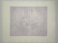 Joseph A. Pecsenke - Commedia Dell'Arte XXV-A Etching