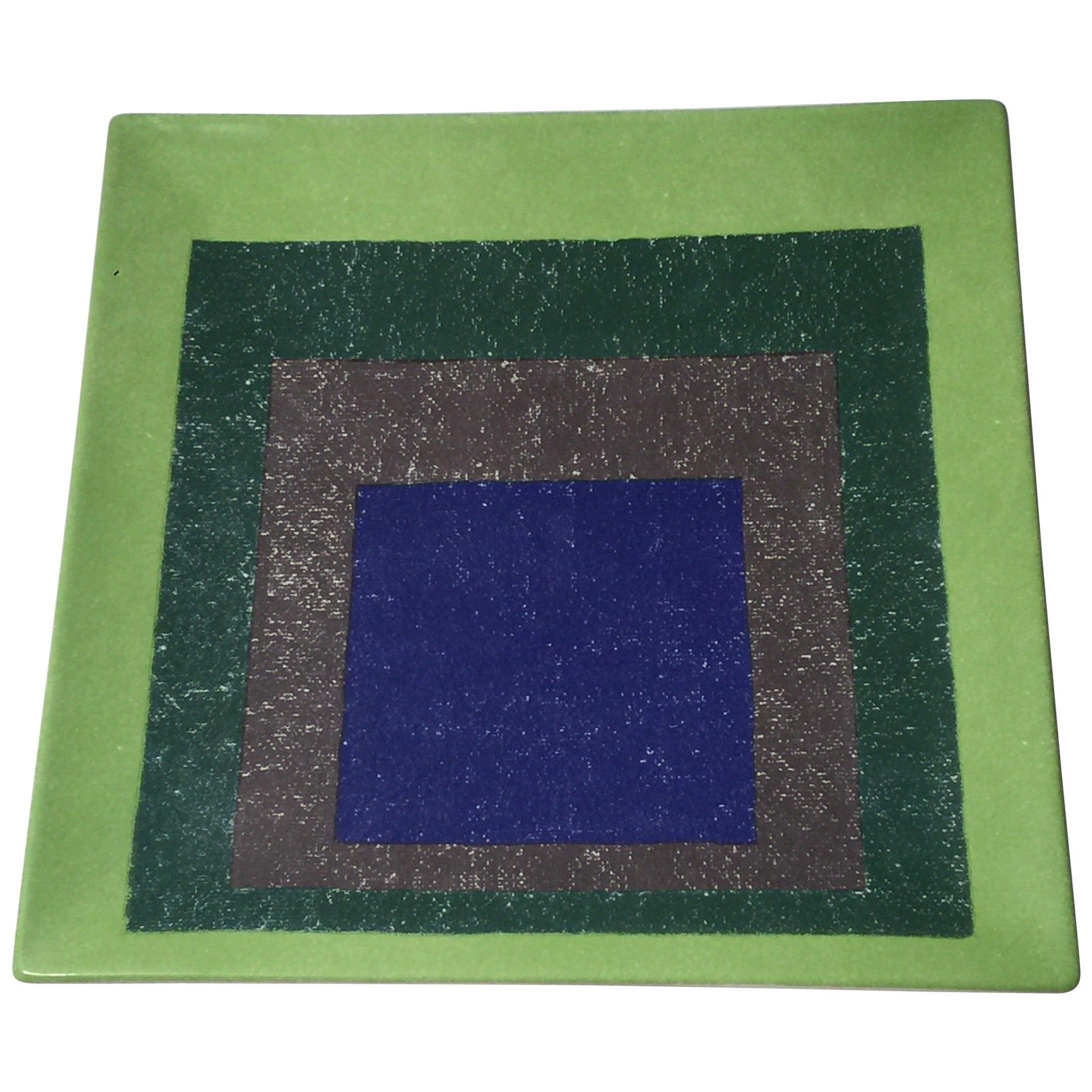 Joseph Albers "Study for Homage to the Square" Plate