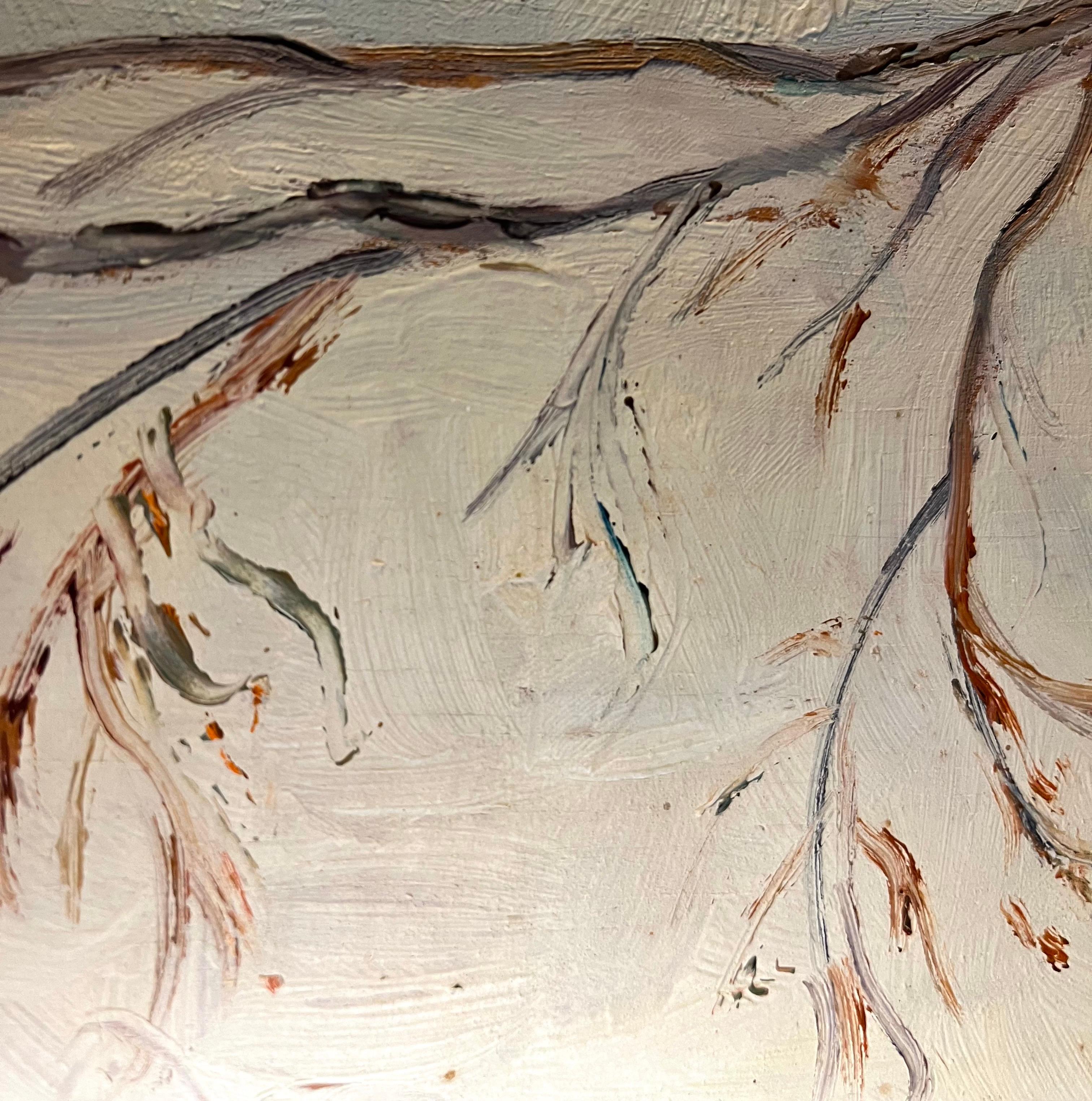 Der Abend in den Bergen von Joseph André Mussler - 45x45 cm im Angebot 4