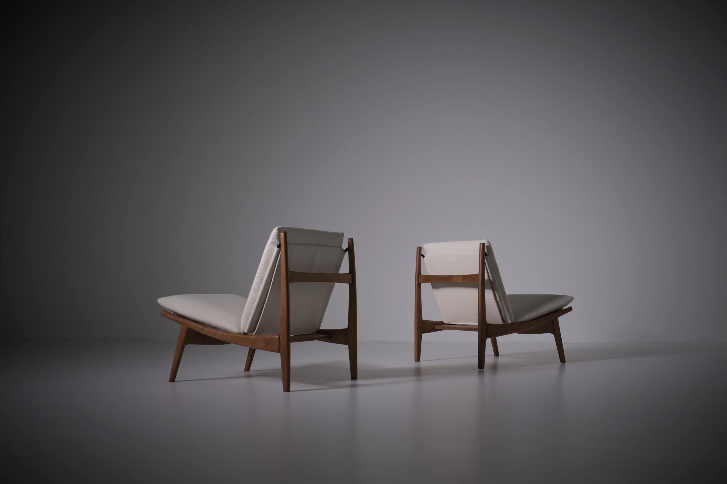 French Joseph-André Motte ‘790’ Chairs for Steiner, France 1963