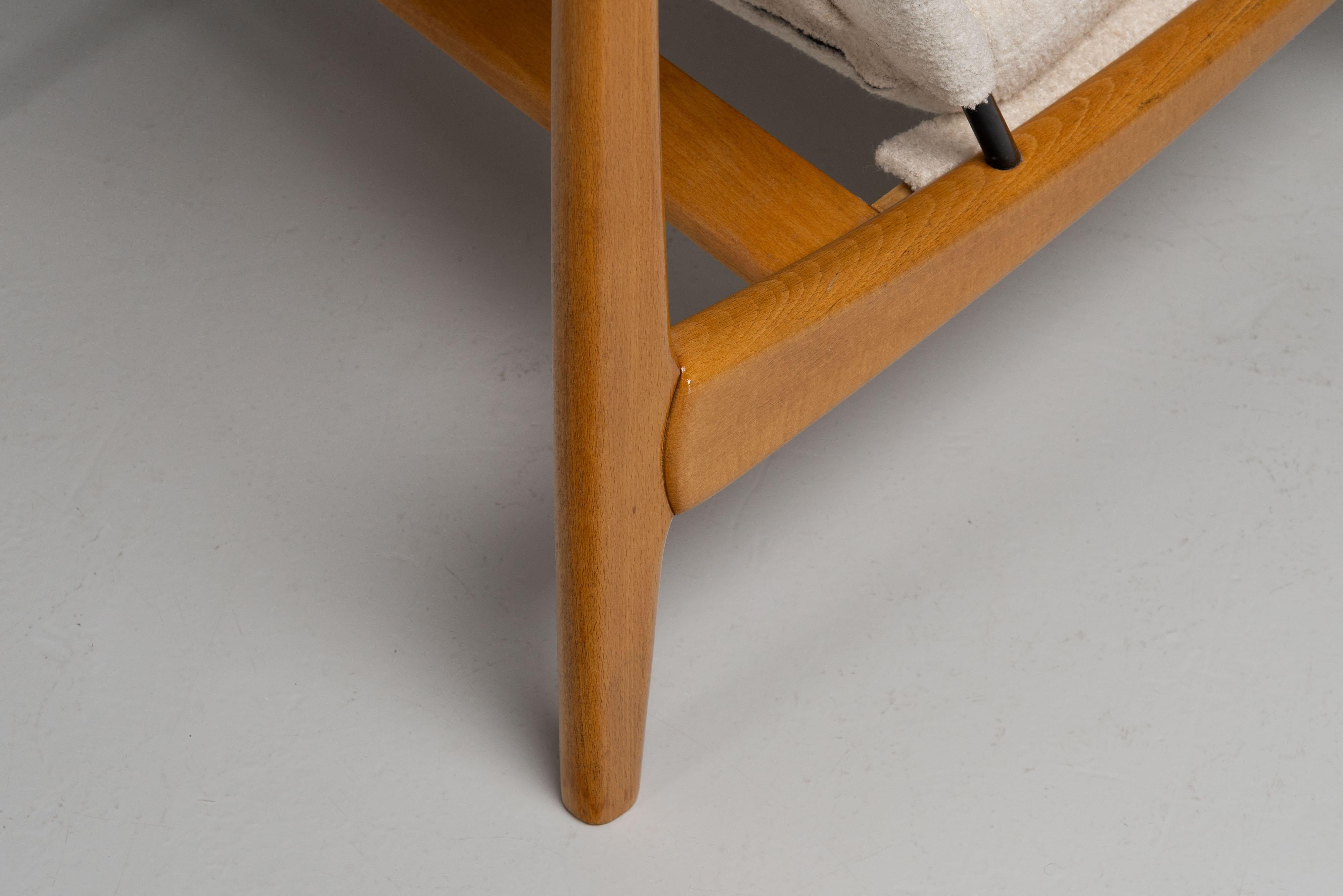 Joseph André Motte 790 lounge chairs Steiner France 1960 For Sale 1