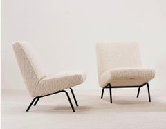 Joseph-André Motte, Coppia di poltrone "743" per Steiner, Francia, 1950