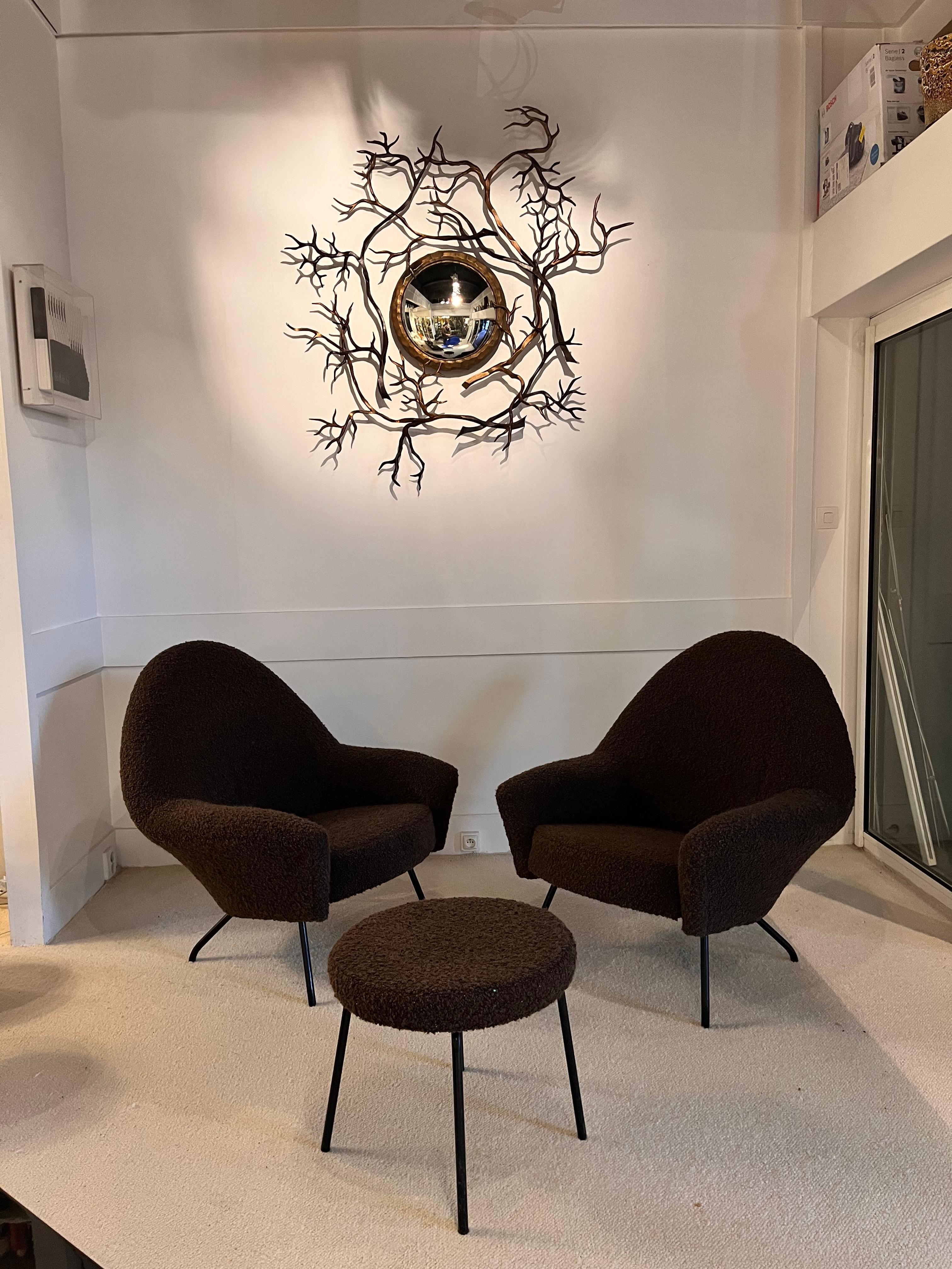 Joseph-André Motte - Pair of 770 Lounge Chairs and for Steiner - France, 1950s 7
