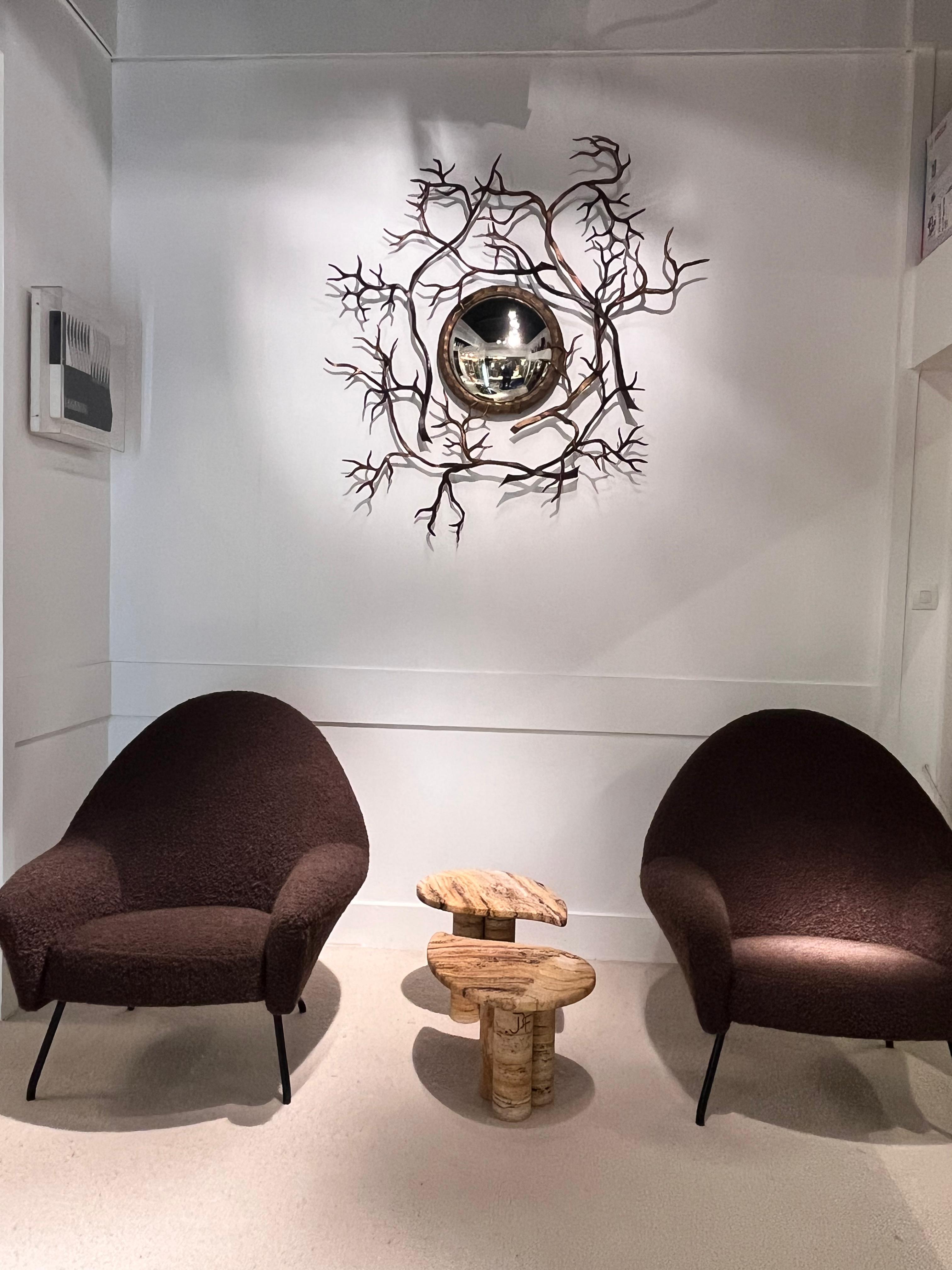 Joseph-André Motte - Pair of 770 Lounge Chairs and for Steiner - France, 1950s In Good Condition In Saint-Ouen, FR