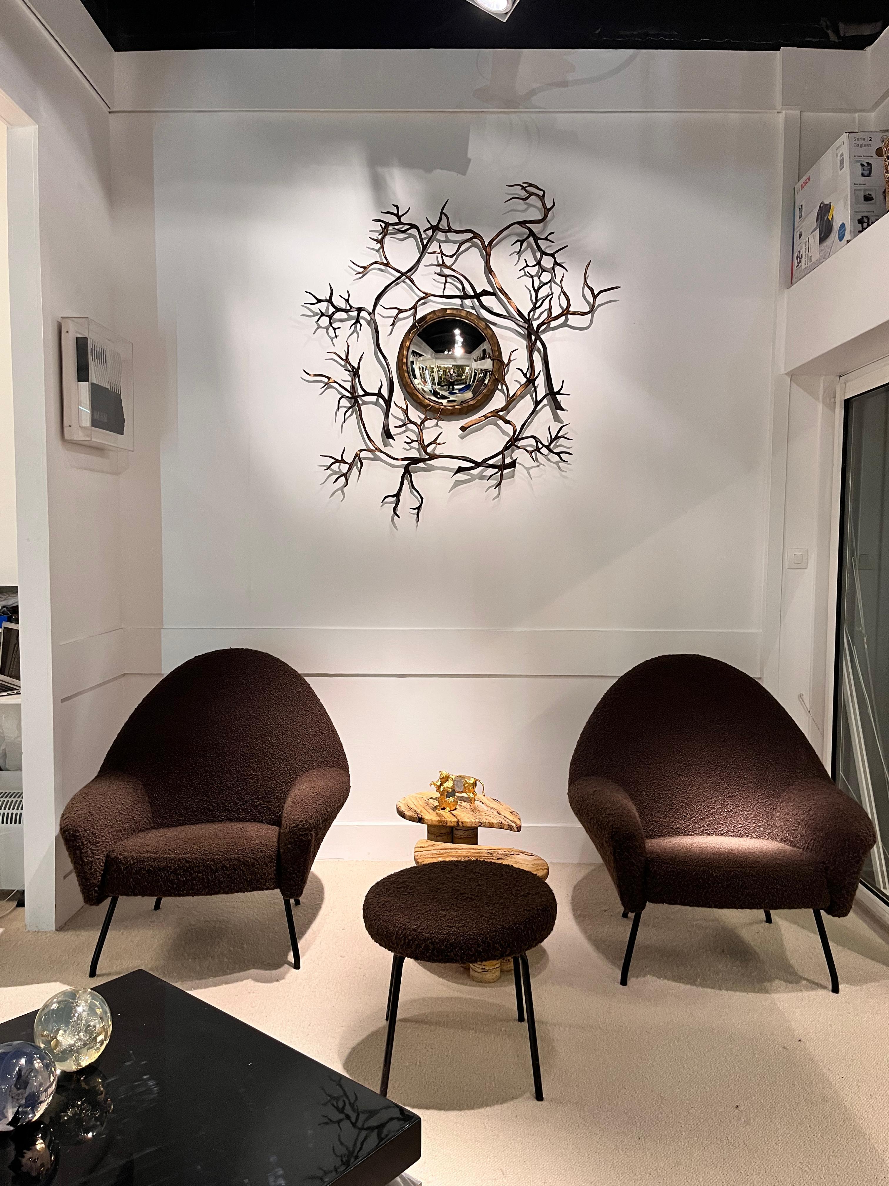Mid-20th Century Joseph-André Motte - Pair of 770 Lounge Chairs and for Steiner - France, 1950s