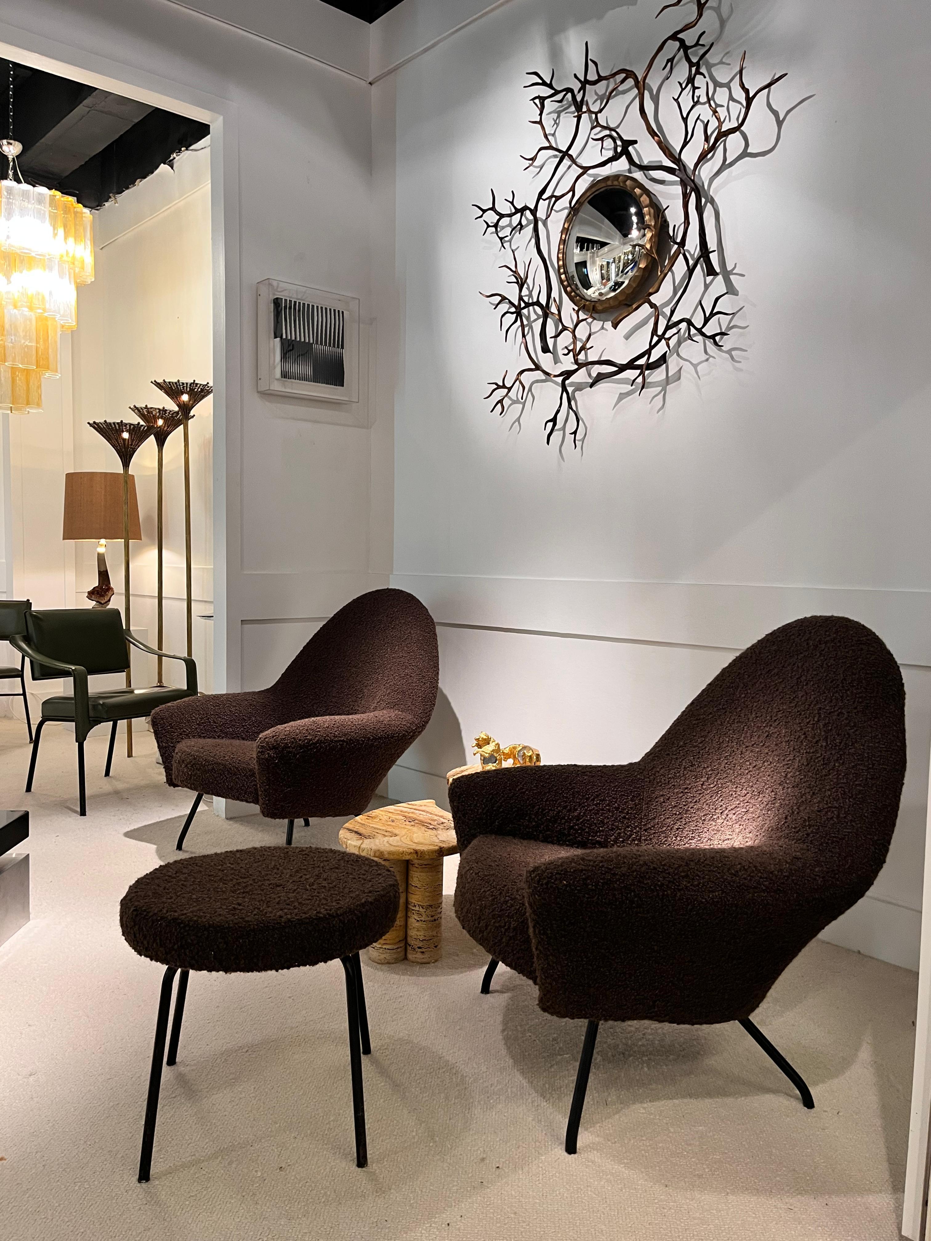 Metal Joseph-André Motte - Pair of 770 Lounge Chairs and for Steiner - France, 1950s