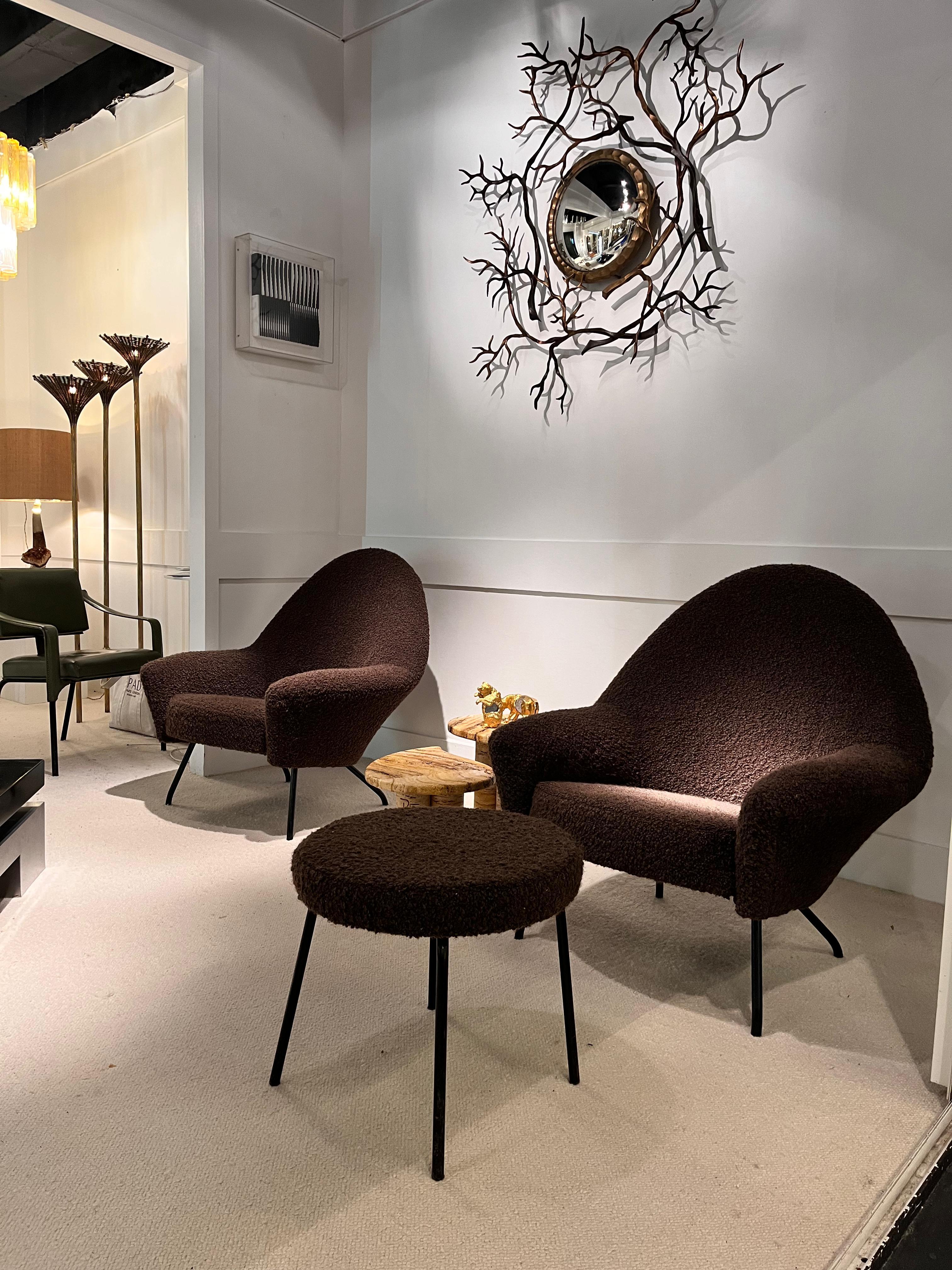 Joseph-André Motte - Pair of 770 Lounge Chairs and for Steiner - France, 1950s 1