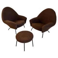 Joseph-André Motte - Pair of 770 Lounge Chairs and for Steiner - France, 1950s