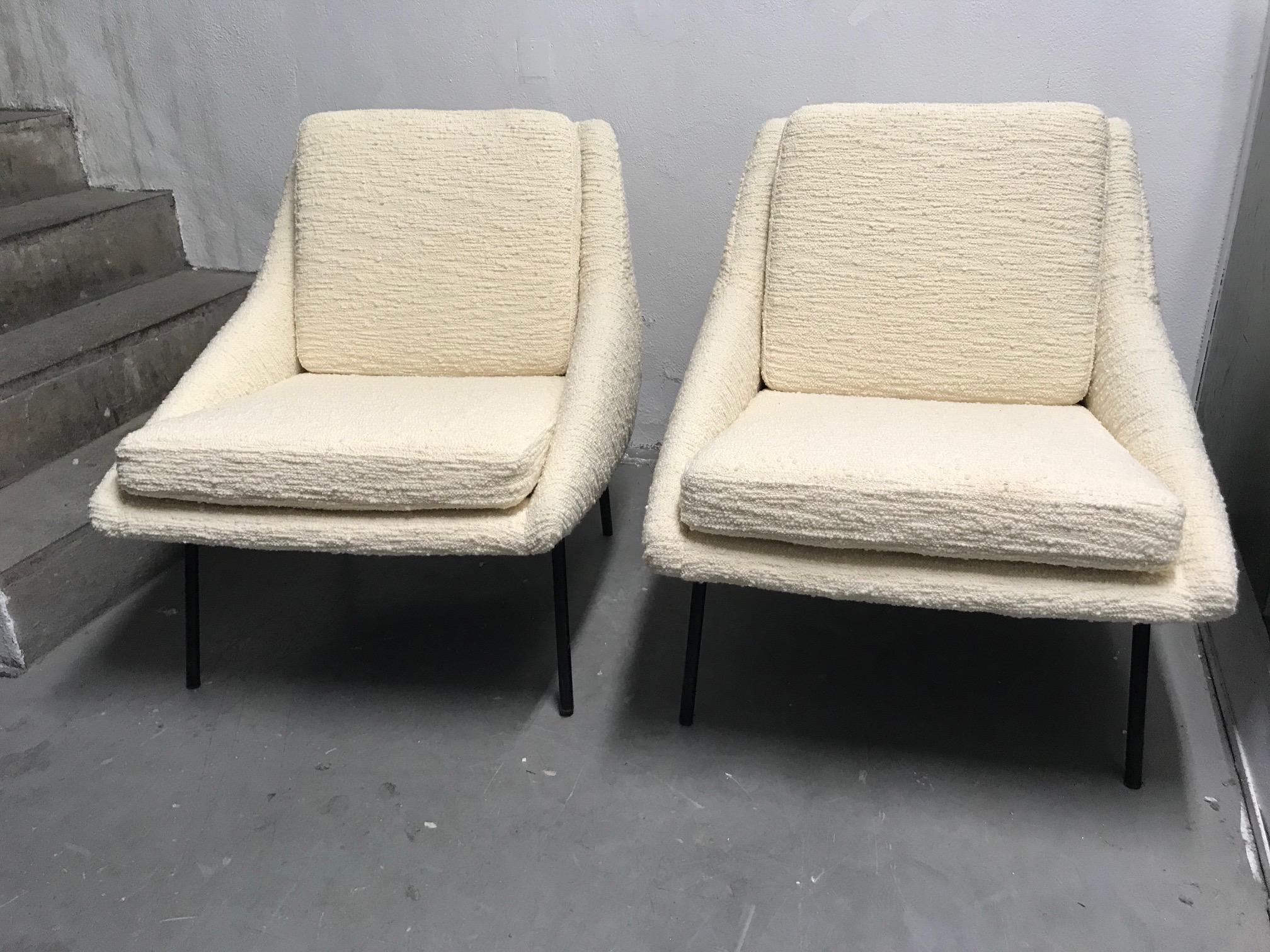 Joseph-André Motte pair of armchairs 