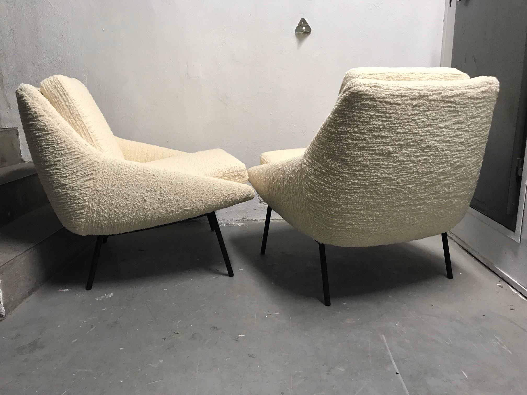 Joseph-André Motte pair of armchairs 