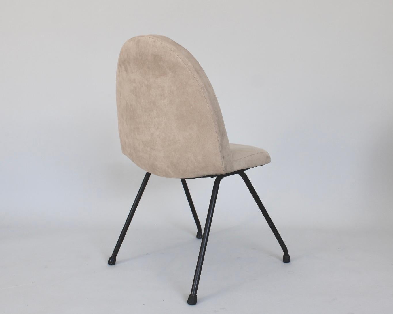Painted Joseph-Andre Motte Tongue Model 771 Chairs for Steiner For Sale