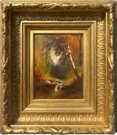 Joseph Antonio Hekking - Adirondack Stream des Hudson River Künstlers Joseph Antonio Hekking (1830-1903) Adirondack Stream des Hudson River Künstlers Joseph Antonio Hekking (1830-1903)