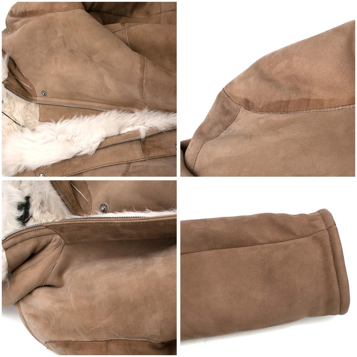 Women's Joseph Austin Toscana Lambskin Shearling Coat IT 42