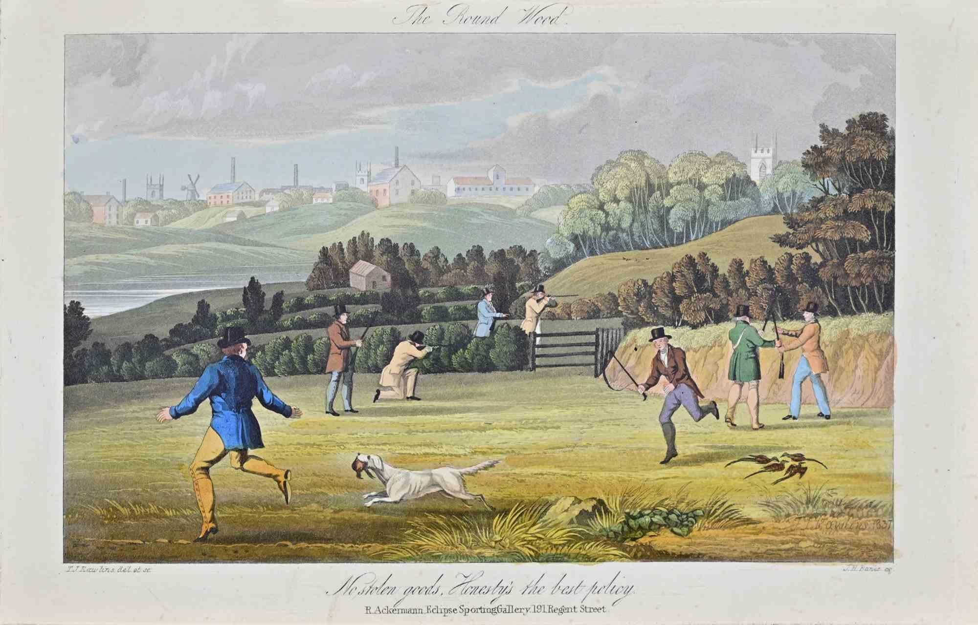 Il Wood Wood è un'opera d'arte realizzata dall'artista Joseph Banks nel 1837.

Acquaforte colorata. Titolato e firmato nella lastra.

Bellissima incisione con colorazione contemporanea. Edizione di Rudolph Ackermann , The Eclipse Sporting Gallery,