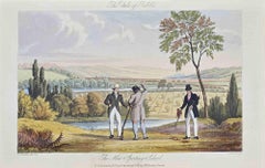 Antique The Vale of Ribble - Etching by Joseph Banks - 1837