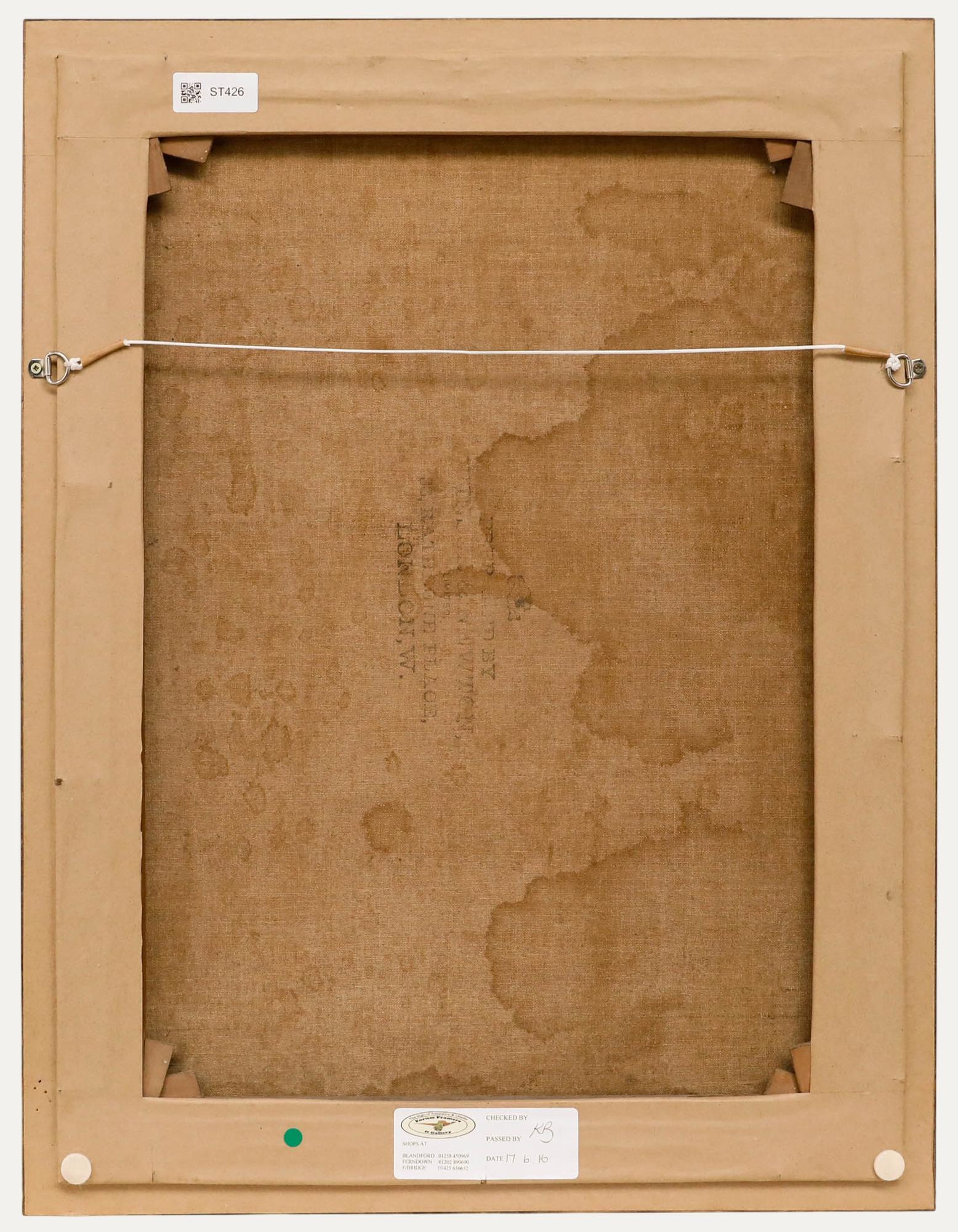 John Joseph Barker (1824-1904) - Öl aus dem späten 19. Jahrhundert, The Woodland Path im Angebot 2