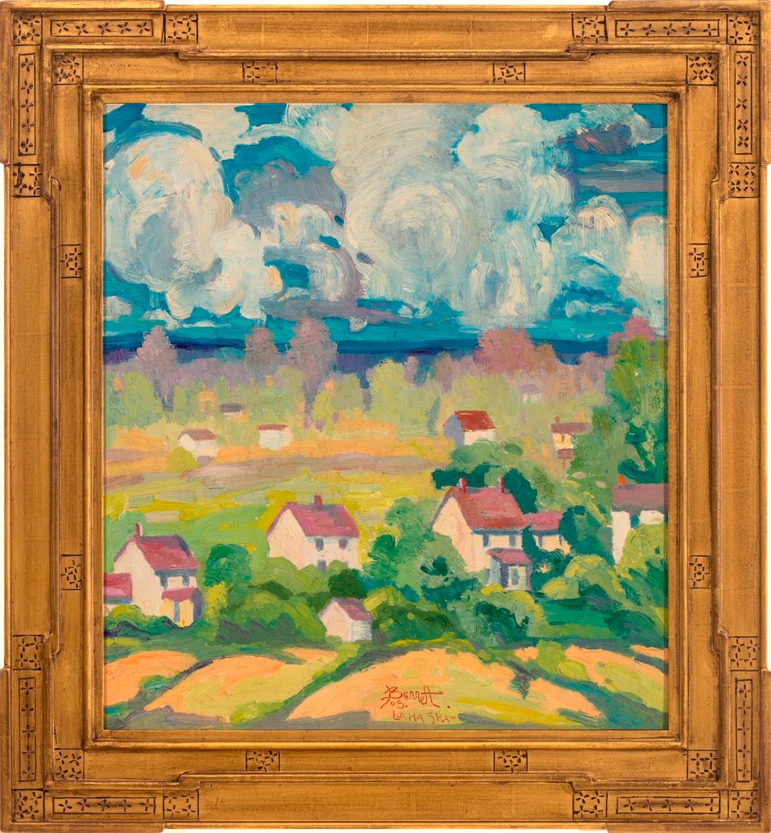 Joseph Barrett Landscape Painting - "Buckingham View"
