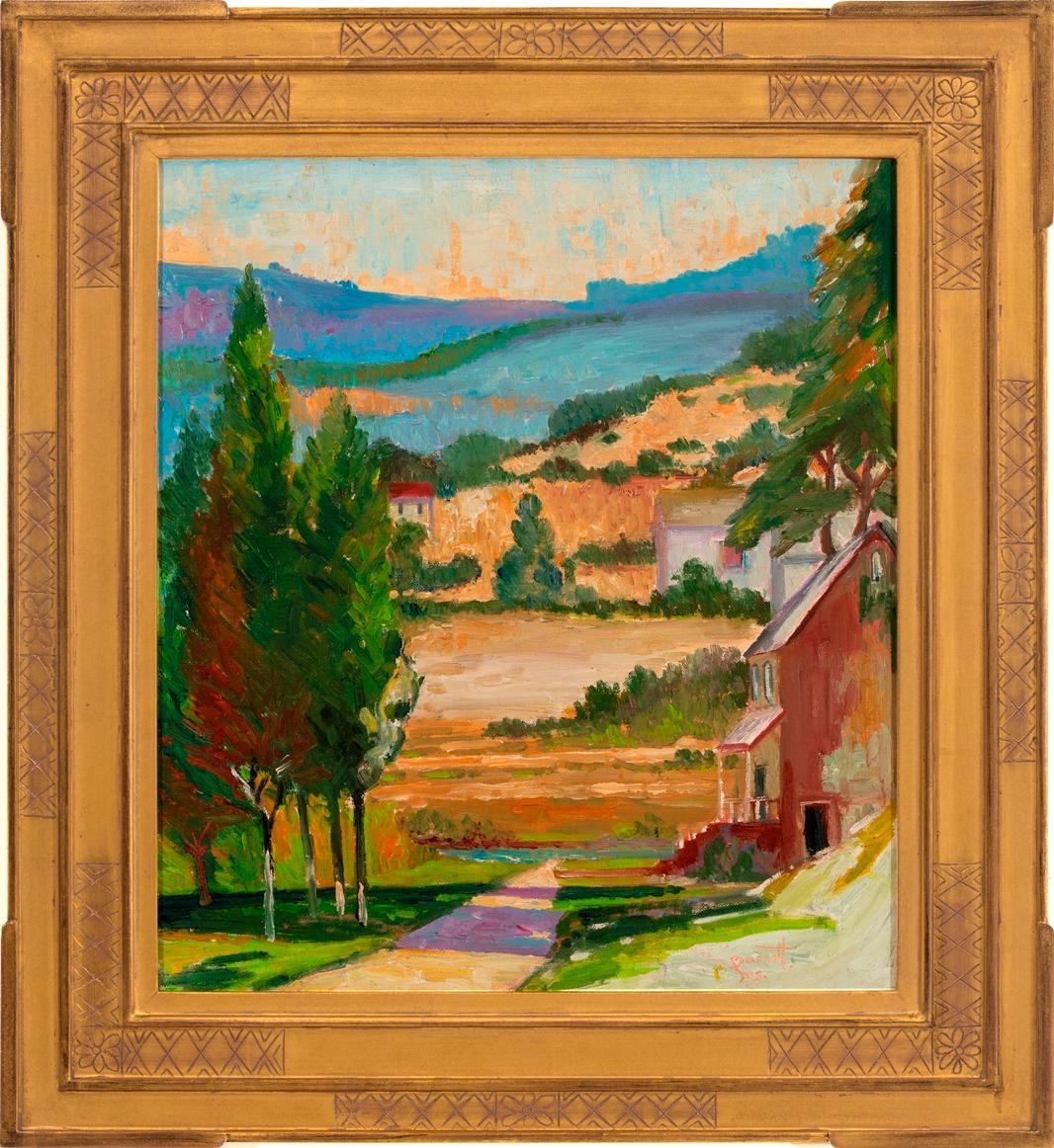 Joseph Barrett Landscape Painting - "Hills Beyond New Hope"