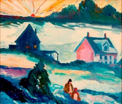 "Snow Near Trenton, Sunrise"