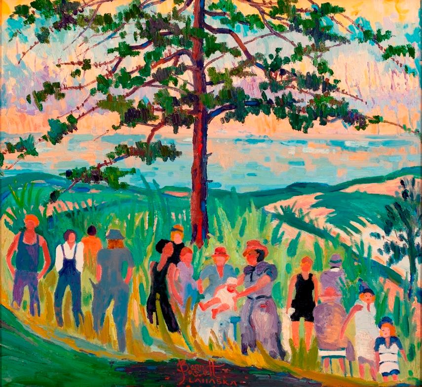 „Sommer-Picknick“ – Painting von Joseph Barrett