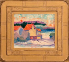 « Sunrise, Old Farm, Rushland » (le lever du soleil, la vieille ferme)